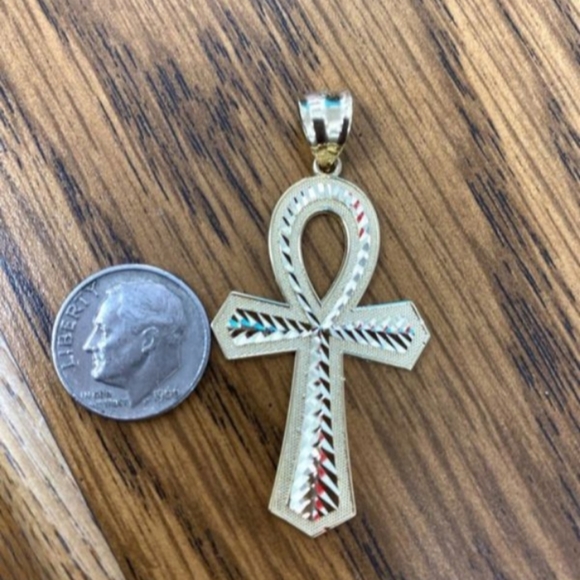 10K Gold Ankh pendant - Picture 2 of 2